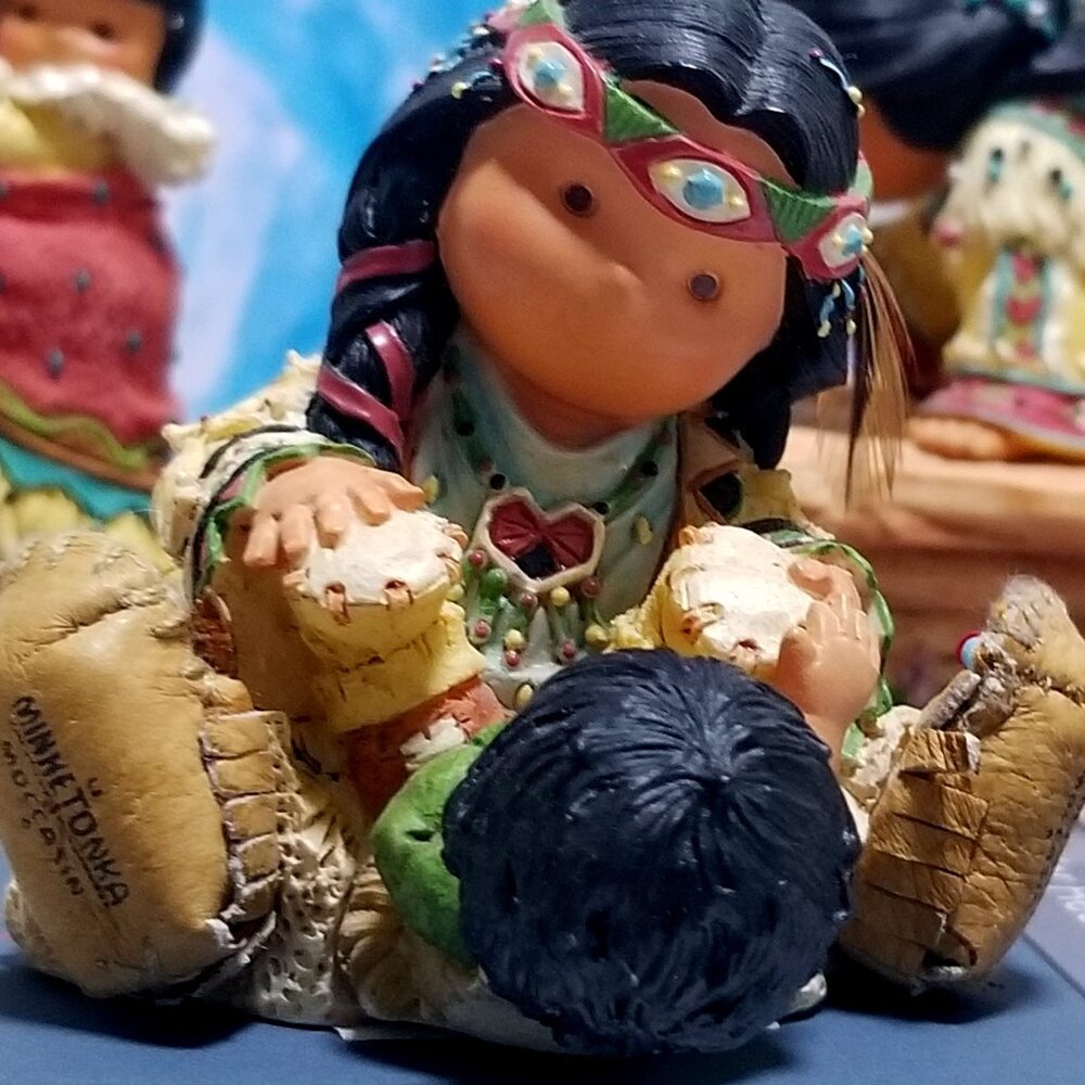 Minnetonka Baby First Mocs Figurine Friends of The Feather by Karen Hahn Enesco